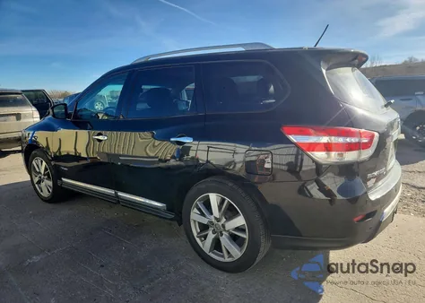 2014 Nissan Pathfinder Sv Hybrid from USA, damaged, VIN 5N1CR2MM3EC621827